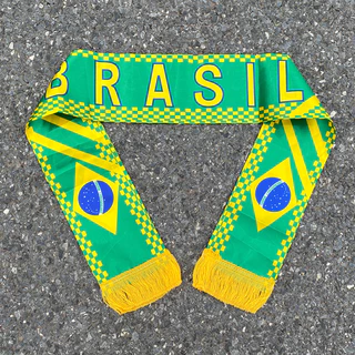Cachecol Lenço do Brasil de Poliéster Cetim -Conjunto de 5 Cachecóis- Curta com s Elegância e Estilo em Cada Lenço"