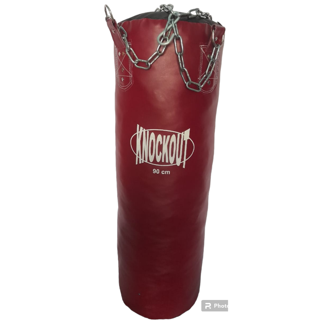 Saco De Pancada Boxe Profissional Knockout Vazio 90 Cm | Shopee Brasil