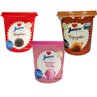 Kit 3 Brigadeiro, Cajuzinho e Morango 1Kg Junco