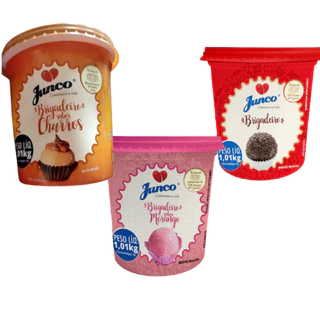 Kit 3 Brigadeiro, Morango e Churros 1Kg Junco