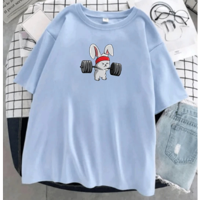 Camiseta Academia Coelho Maromba Treino Musculação