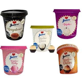 Kit 5 Gourmet, Beijinho, Churros, Branco e Morango 1Kg Junco