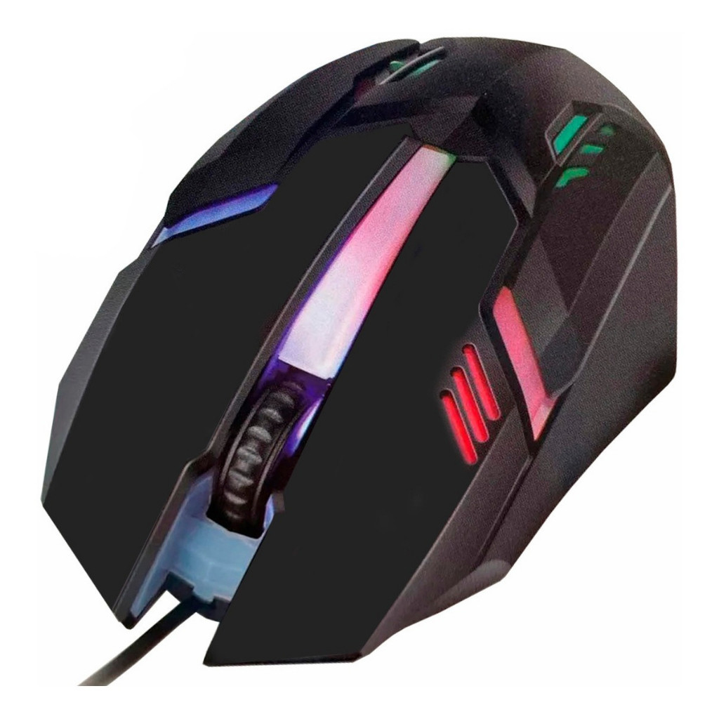 Mouse Gamer Exbom 1200DPI Iluminação RGB