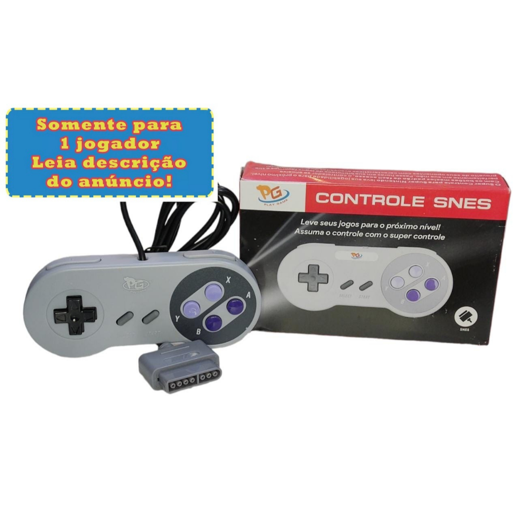 Controle Super Nintendo Snes Com Caixa Novo Pronta Entrega | Shopee Brasil