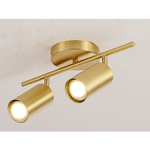 Luminária de teto Trilho Spot Industrial 2 Lâmpadas para escritório salão cinema sala