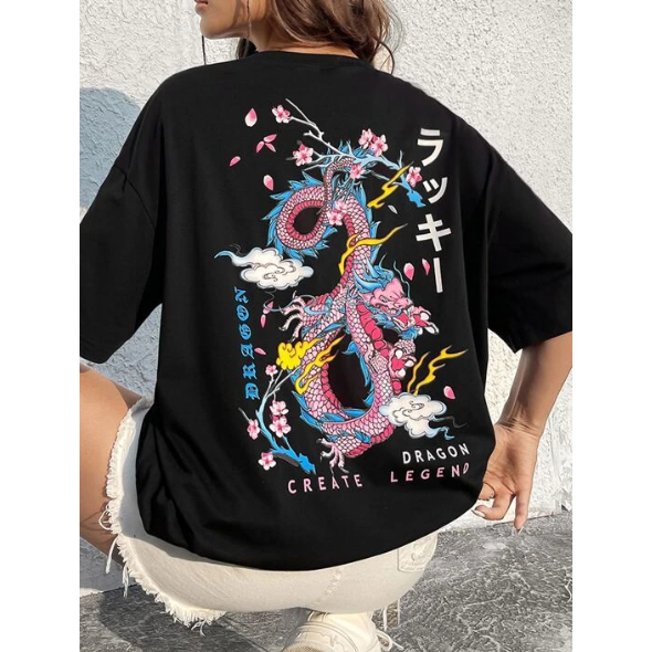 Camiseta dragon discount