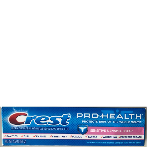 Pasta de Dente Crest Pro Healt Sensitive & Enamel Shield 130G | Shopee ...