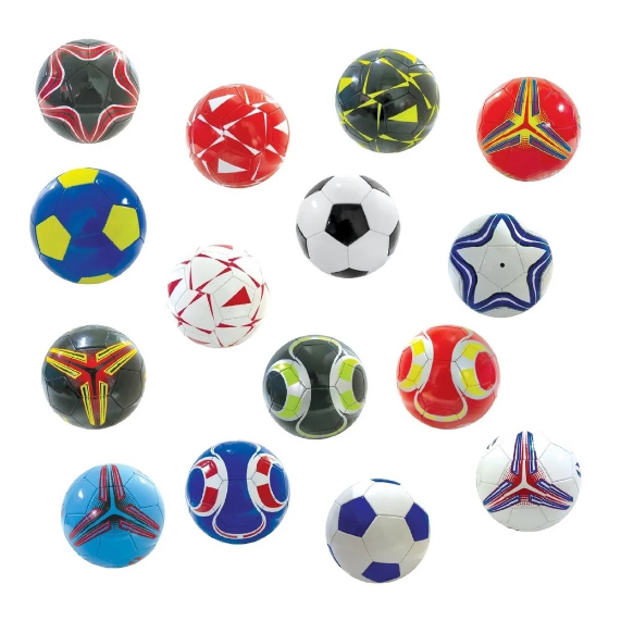 Bola Futebol Pequena n°2 Mirim Infantil Criança Bola Pequena Iniciação Colorida