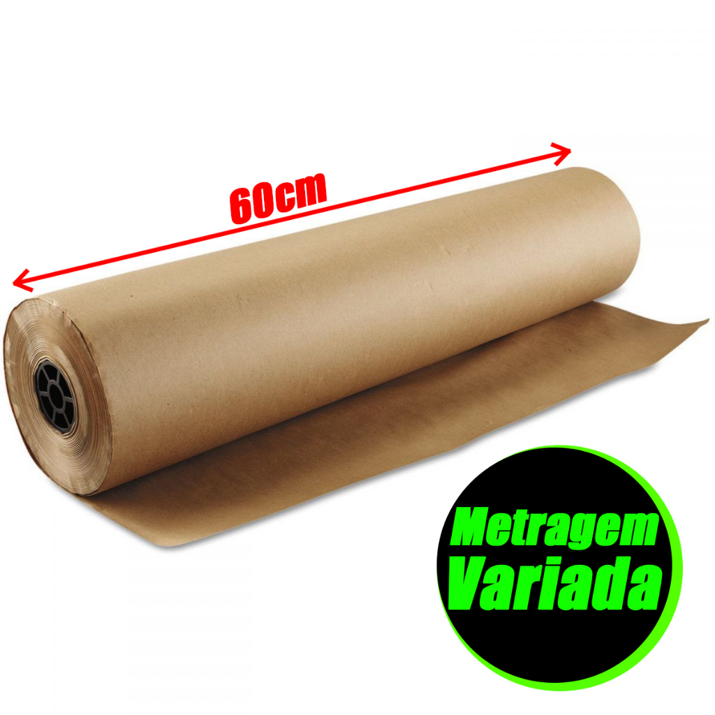 Papel Pardo Kraft Papel Para Embalagem De Caixa 80g Diversos Tamanhos Bobina Envio Correios 4621