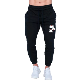 calça academia masculina treino suplementos moletom bolsos laterais
