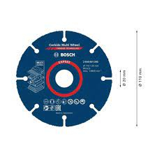 Disco de Corte EXPERT Carbide Multi Wheel 110 x 20mm Bosch