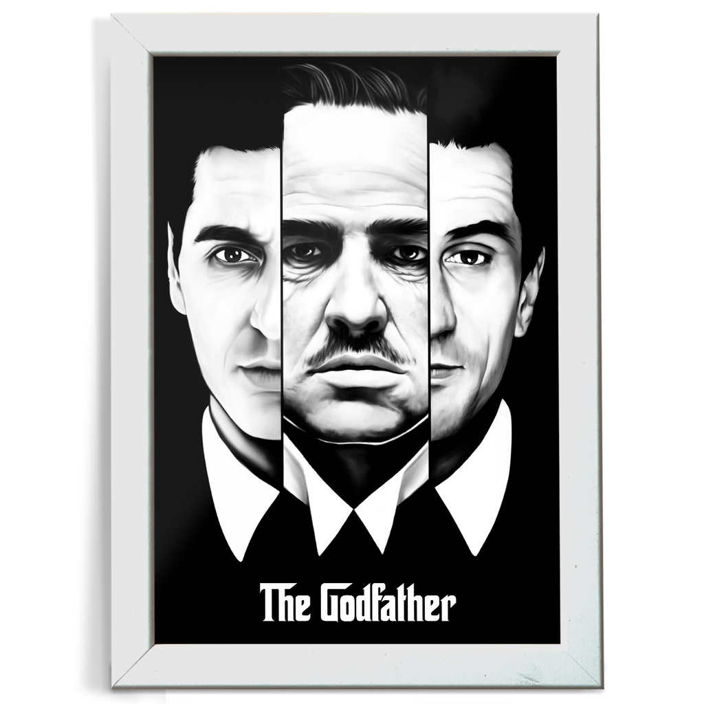 Quadro com Moldura A3/A4 O Poderoso Chefão