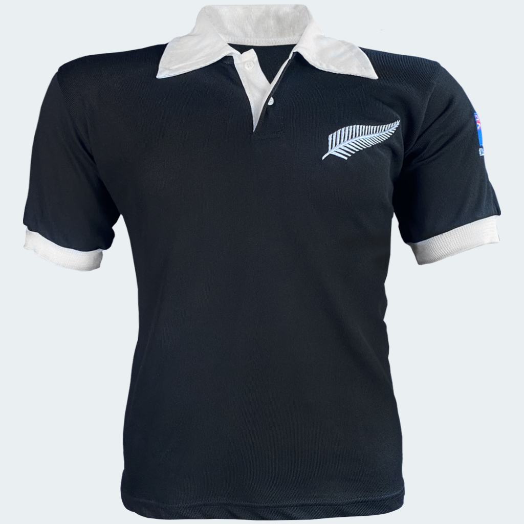 Camisa Retrô Rugby All Blacks 1987