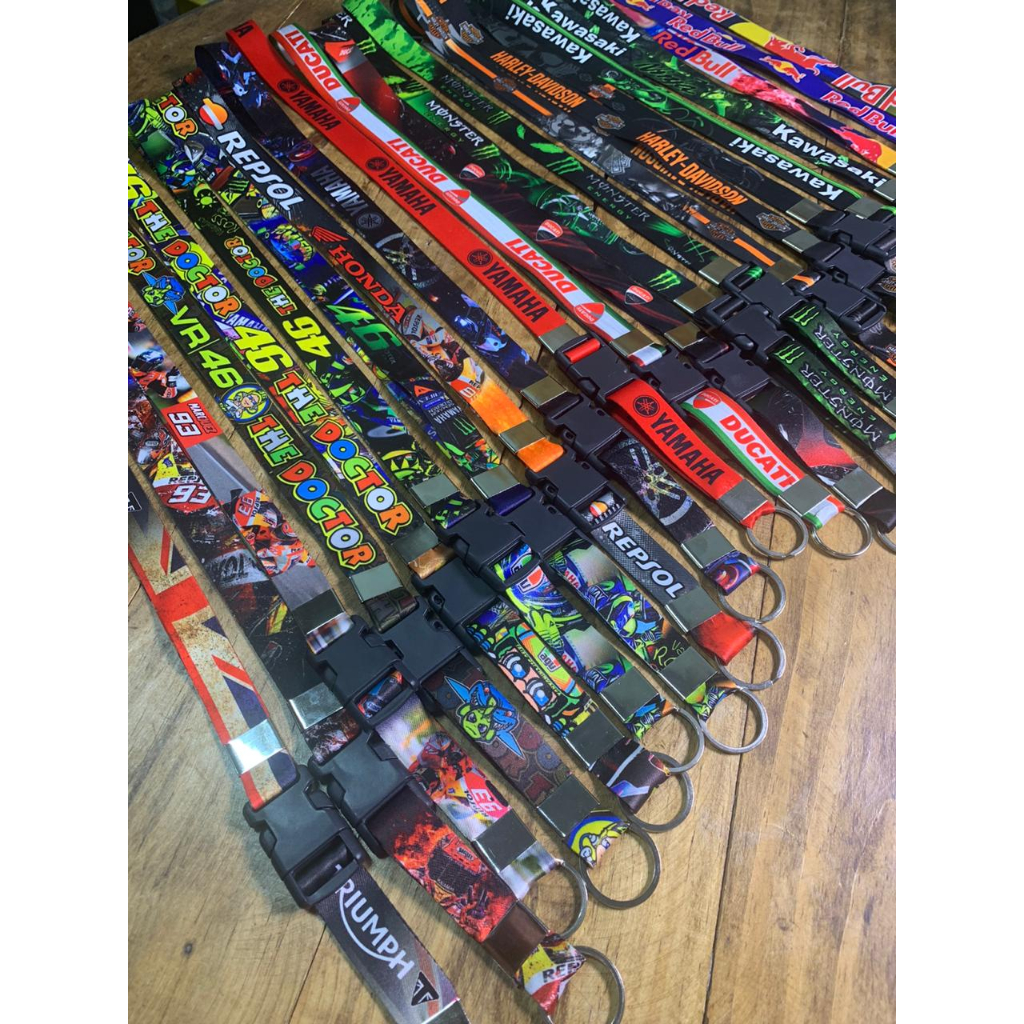 Cordão Chaveiro Moto Personalizado, O Tema Que Desejar
