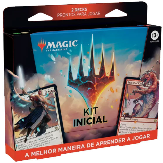 Kit Inicial Magic: The Gathering Terras Selvagens de Eldraine 2023 Wizard of the Coast Cards Cartas Deck Wilds Of Eldraine em Português Original Lacrado Oficial RPG