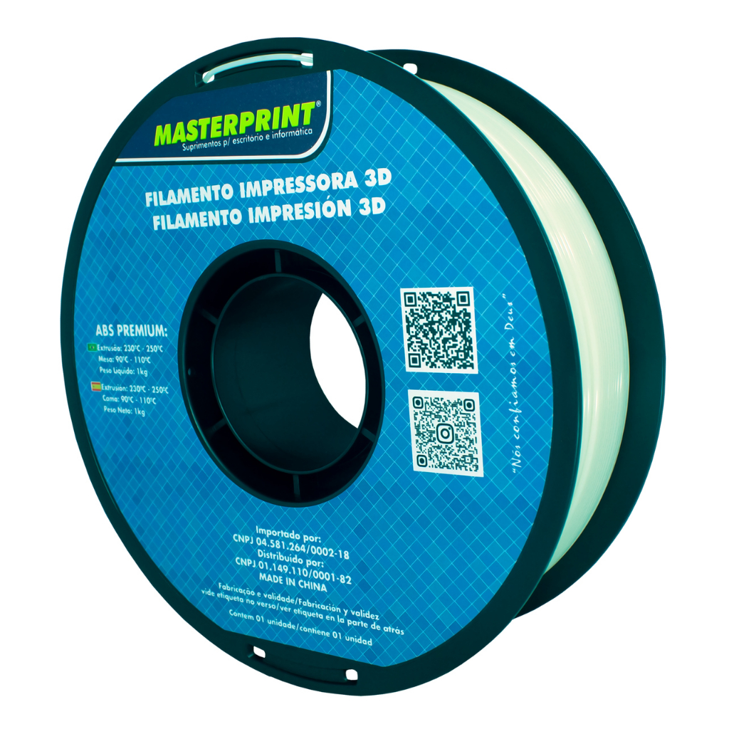Filamento 3D ABS 1.75mm 1KG Cores a escolha para Impressora 3D ...