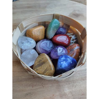 Cesto de pedras e Cristais, 500 gramas de pedras naturais pedras brasileiras em Oferta na Shopee
