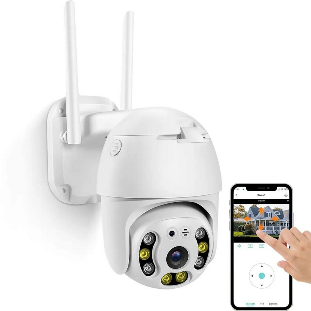 Câmera Ip De Segurança Wifi Icsee Prova D'água Externa 1080p