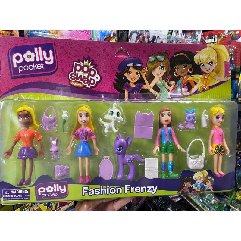 Polly Pocket Conjunto Fashion GDM01 Mattel Boneca Mini Acessórios