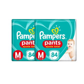 Fralda Pampers Pants Ajuste Total M 84 unidades