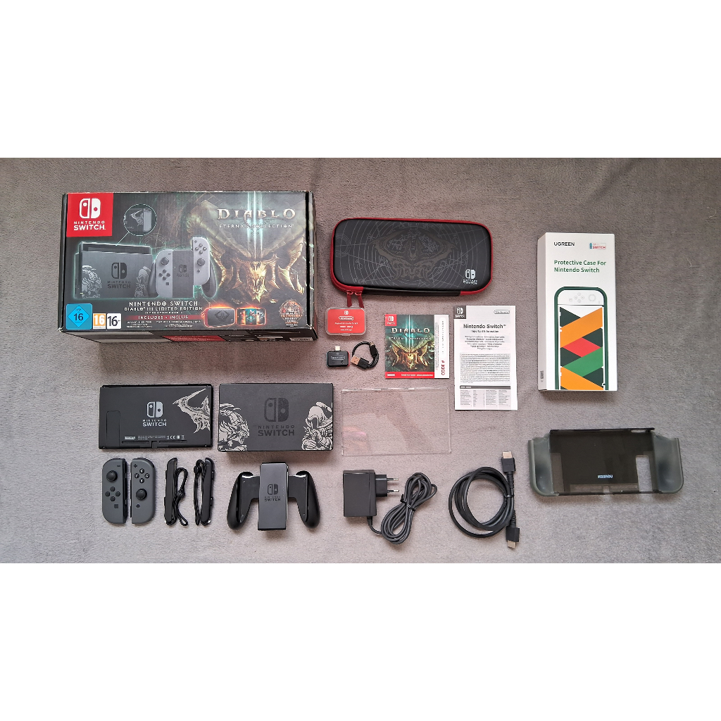 Nintendo Switch V1, Edicao Especial Diablo Completo, Xaw1008