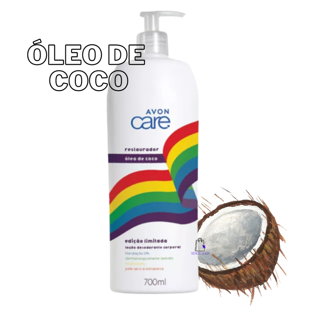 Loção Corporal Care Hidratante Óleo de Coco 700ml - Avon