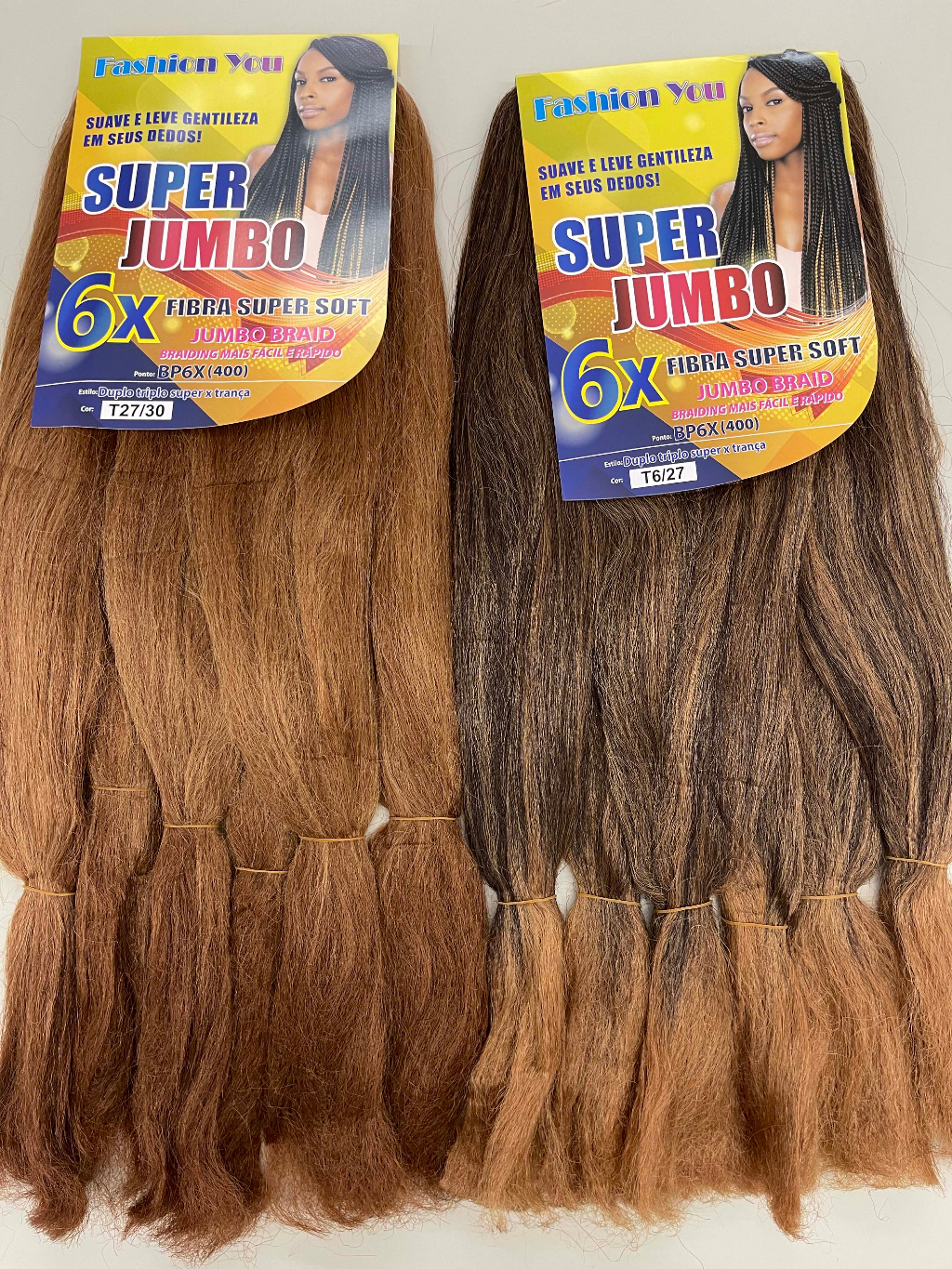 Cabelo Jumbo 6X 400G FIBRA SUPER SOFT Jumbo Box braid - FASHION YOU ...