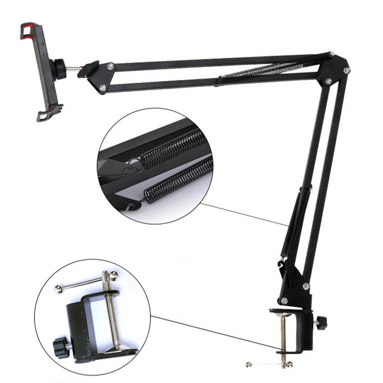 Suporte Celular Com Braço Articulado E Ajustado Para Mesa