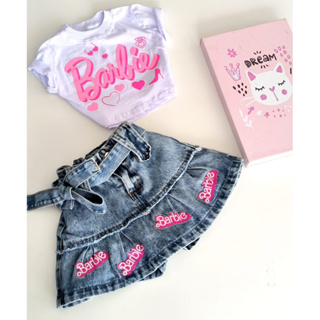 Roupa/conjunto menina infantil Blogueira Barbie