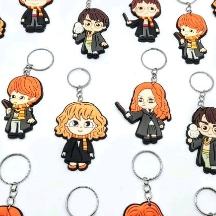 lembrancinha Harry Potter Hermione Turma Greg Chaveiro emborrachado