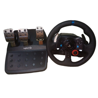 Volante Logitech G923 Racing Wheel Para XBOX Series X, XBOX One e PC G HUB  Force Feedback TRUEFORCE- Pedais Responsivos Acabamento em Couro 941-000157