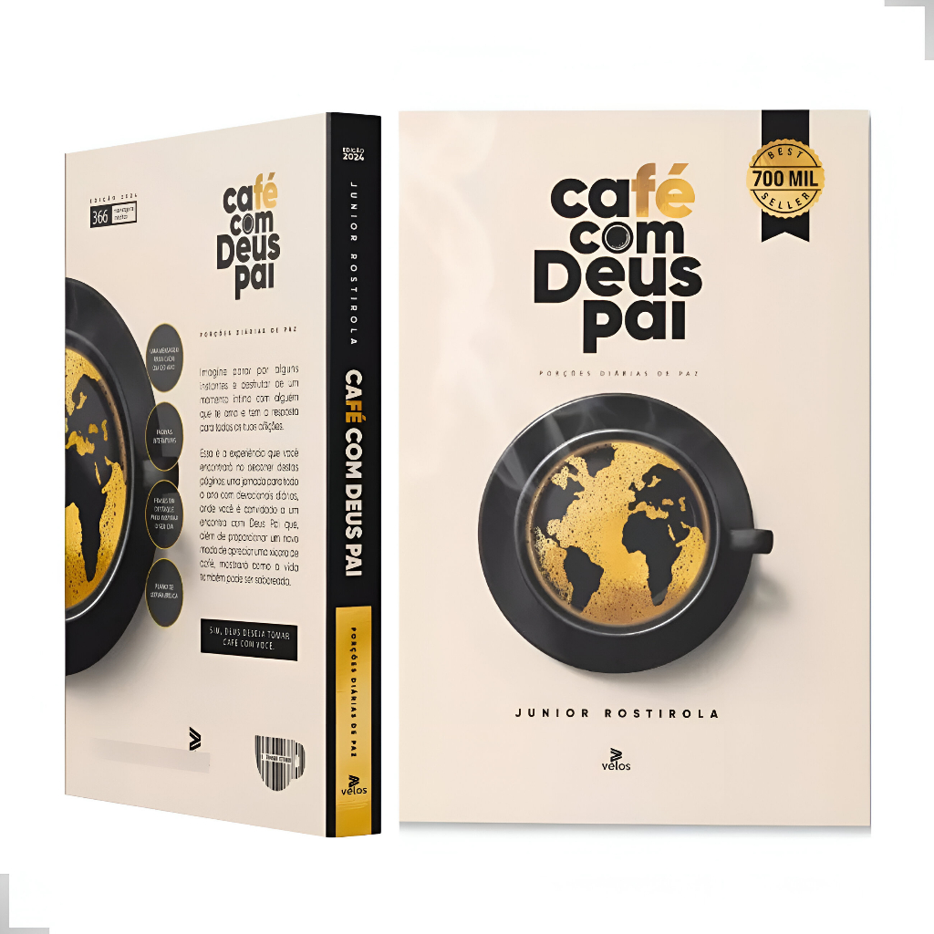 Café Com Deus Pai Livro Nova Edição 2024 Lançamento + Marca Página ...