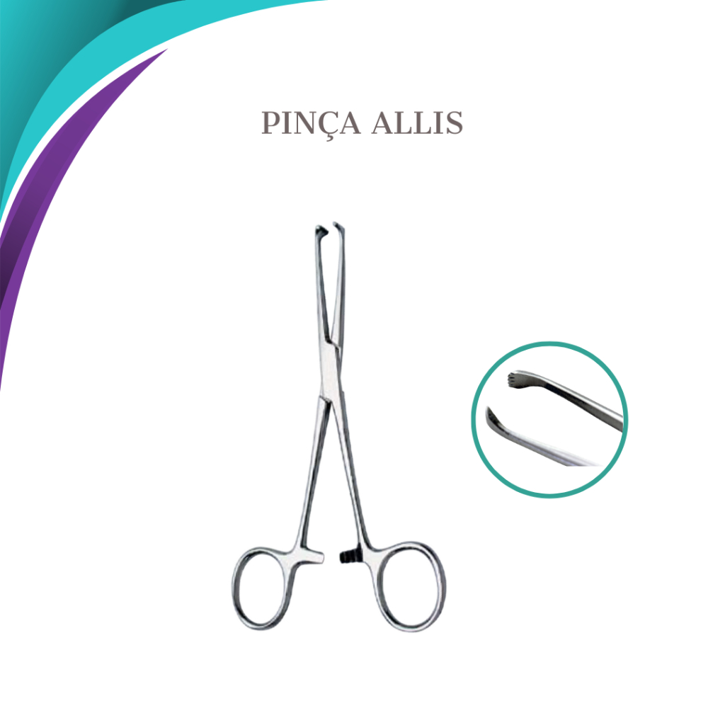 Pinça Allis - Diversos Tamanhos | Shopee Brasil