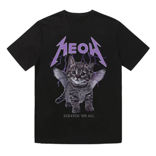 Camiseta Básica T-shirt Unissex Meow Gatinho