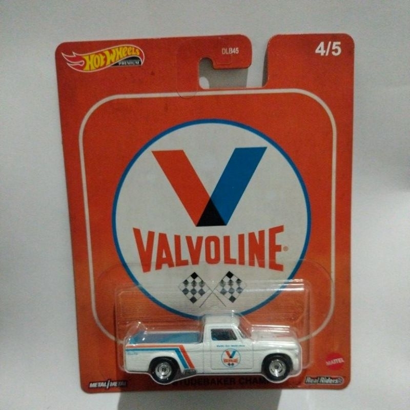 Hot Wheels 1/64 Pop Culture Fuel - Studebaker Champ 1963 Valvoline - Real Riders - Neuf Sous Blister