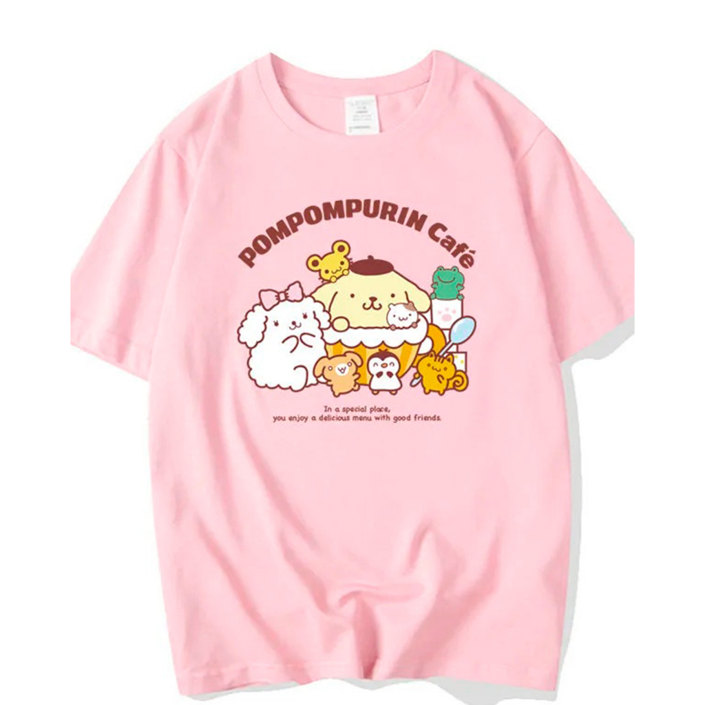Camiseta Feminina PomPomPurin Café