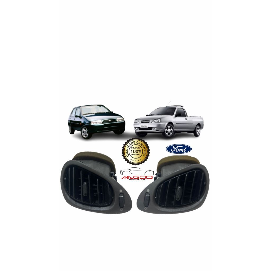 Par Difusor lateral painel De Ar Fiesta Courier 96 97 98 99 00 01 02 03 ...