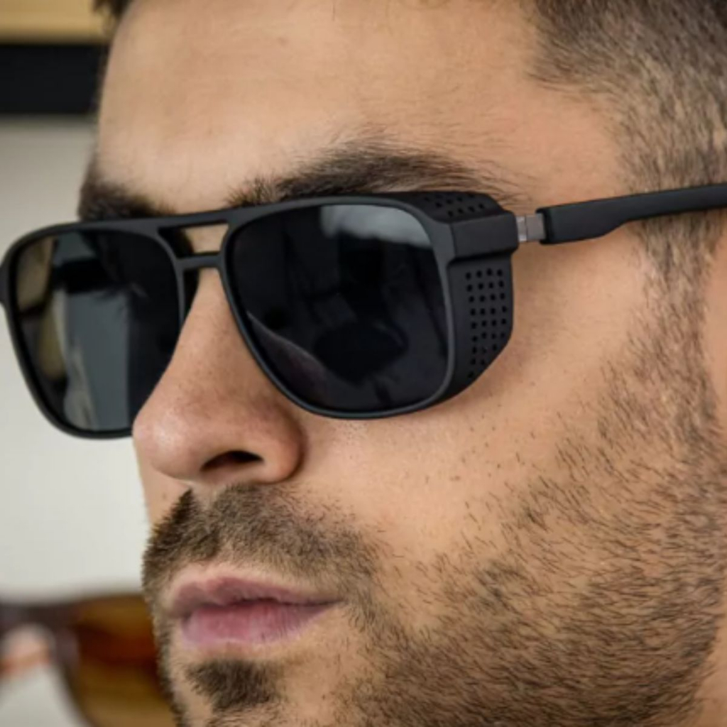 Oculos de Sol Latch Round Polarizado Cor Preto Masculino Redondo Moda  Militar 2023 Mandrake Prata, Óculos Masculino Latch Usado 92341673