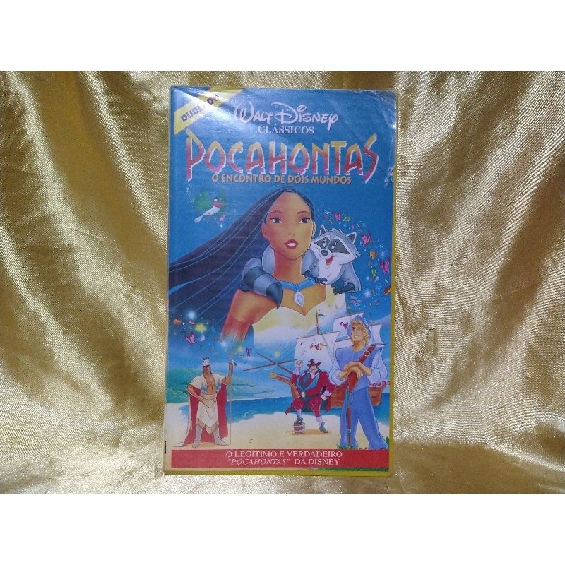 Vhs Pocahontas O Encontro De 2 Mundos Shopee Brasil