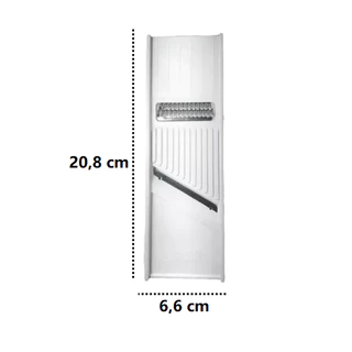 Cortador Descascador Fatiador Ralador Rala Legumes Frutas 20,8X6,6cm Keita Manual Multiuso