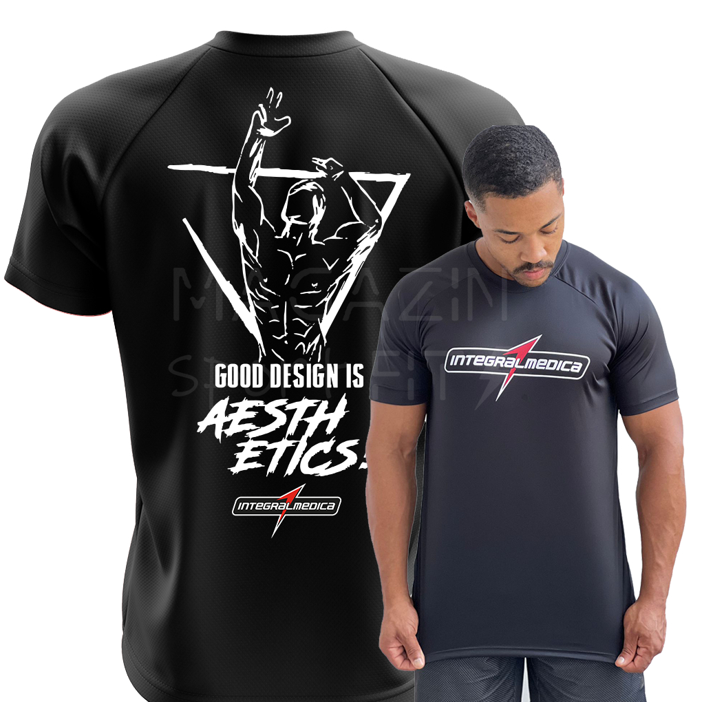 Camiseta Dry Fit Masculina Manga Curta Gola Redonda Fitness Academia  Esportiva Preta - emporioalex