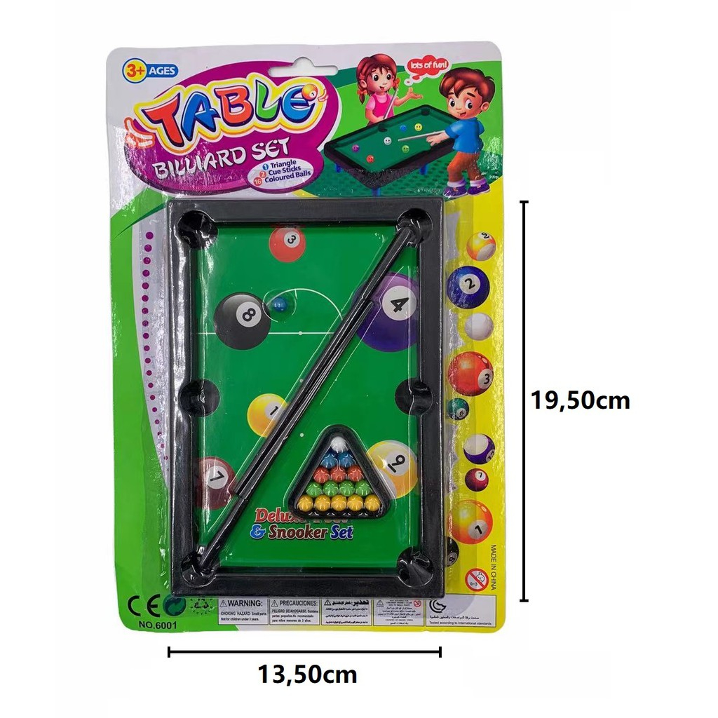 Kit Jogo Bilhar Sinuca Brinquedo Infantil