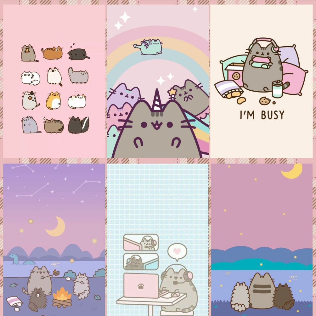 Poster Pusheen Shopee Brasil 