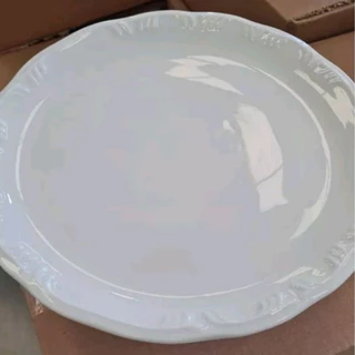 Boleira Prato modelo Pomerode - porcelana Schmidt com base - diâmetro do prato 27 cm