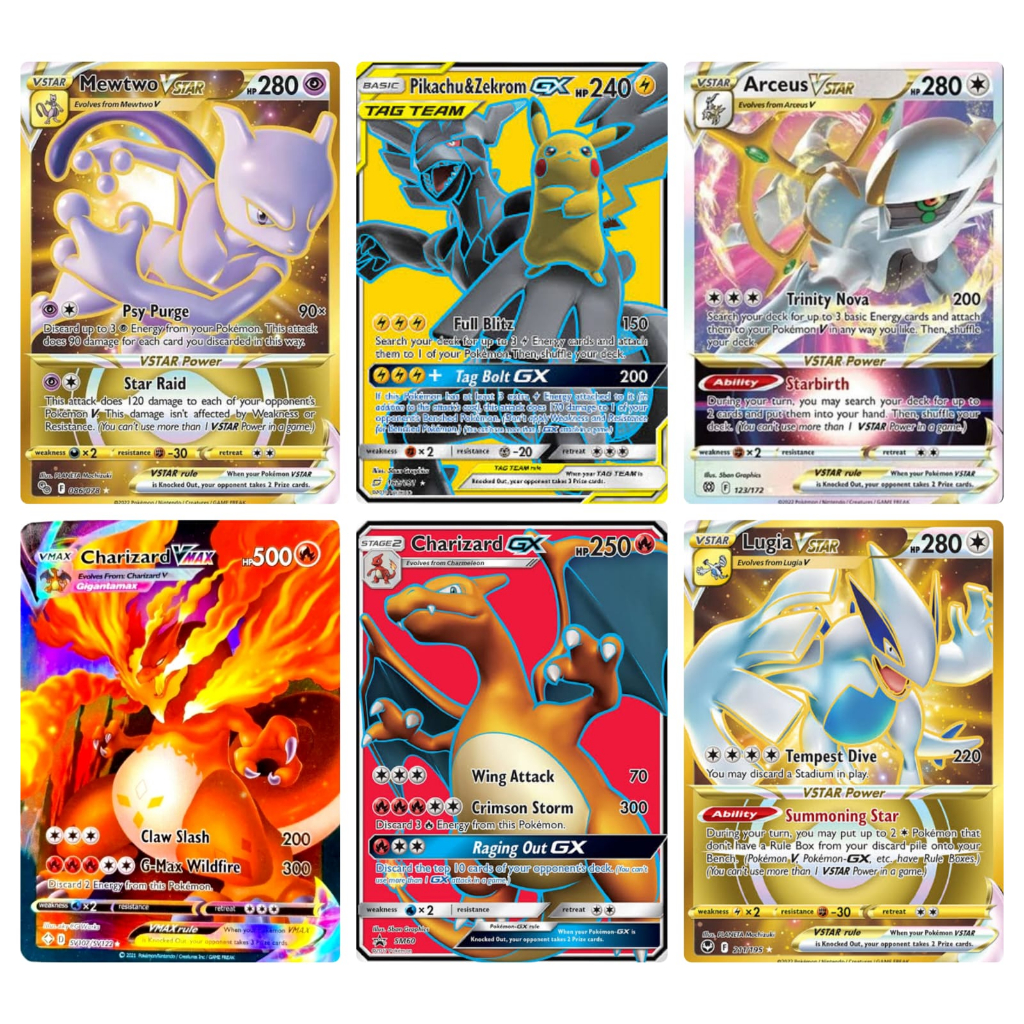 Carta Pokemon Charizard Carta Pokemon Arceus Carta Pokemon Mewtwo 