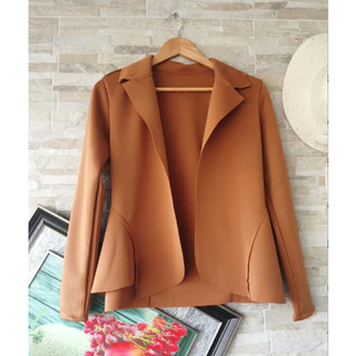 Blazer Feminina eress up Casaquinho De Neoprene Manga Longa Tem#010