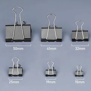 12 Prendedor De Papel 25mm ，32mm,41mm Grampo Binder Clip Artesanato