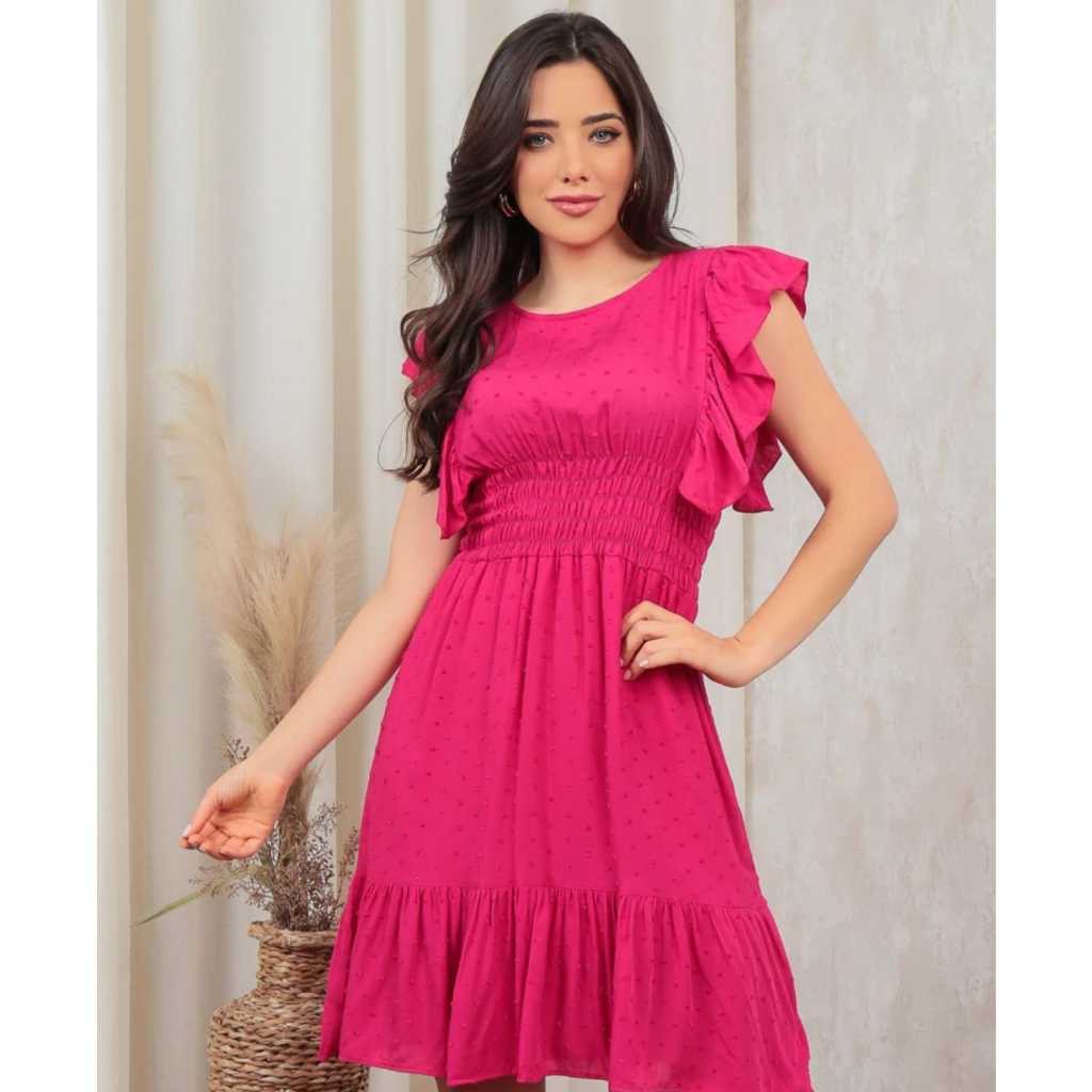 Vestido curto \vestido pipoquinha\Ref-N225