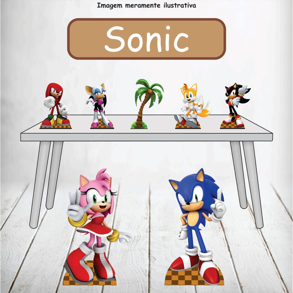 Kit de Displays - Sonic | Shopee Brasil