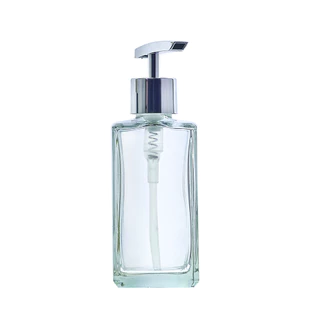 Porta Sabonete Liquido Vidro 250ml Shampoo Cremes